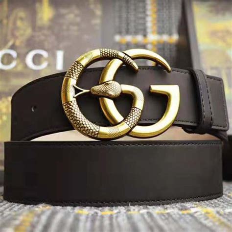 replica gucci leather belt with gg buckle|Gucci double g belt women's.